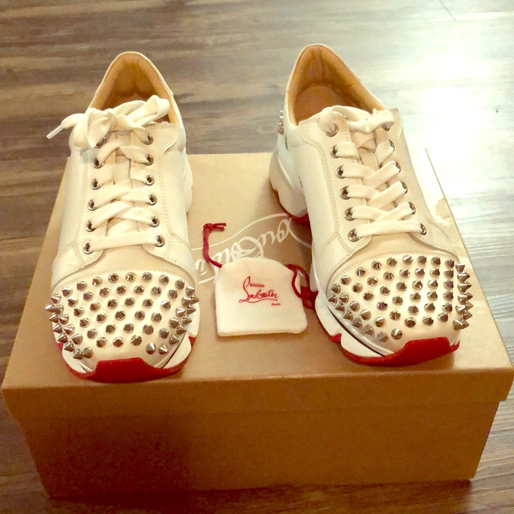 White sneakers